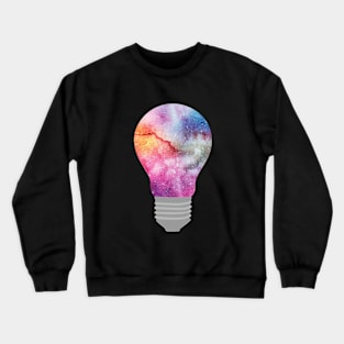 Pink Galaxy Bulb Crewneck Sweatshirt